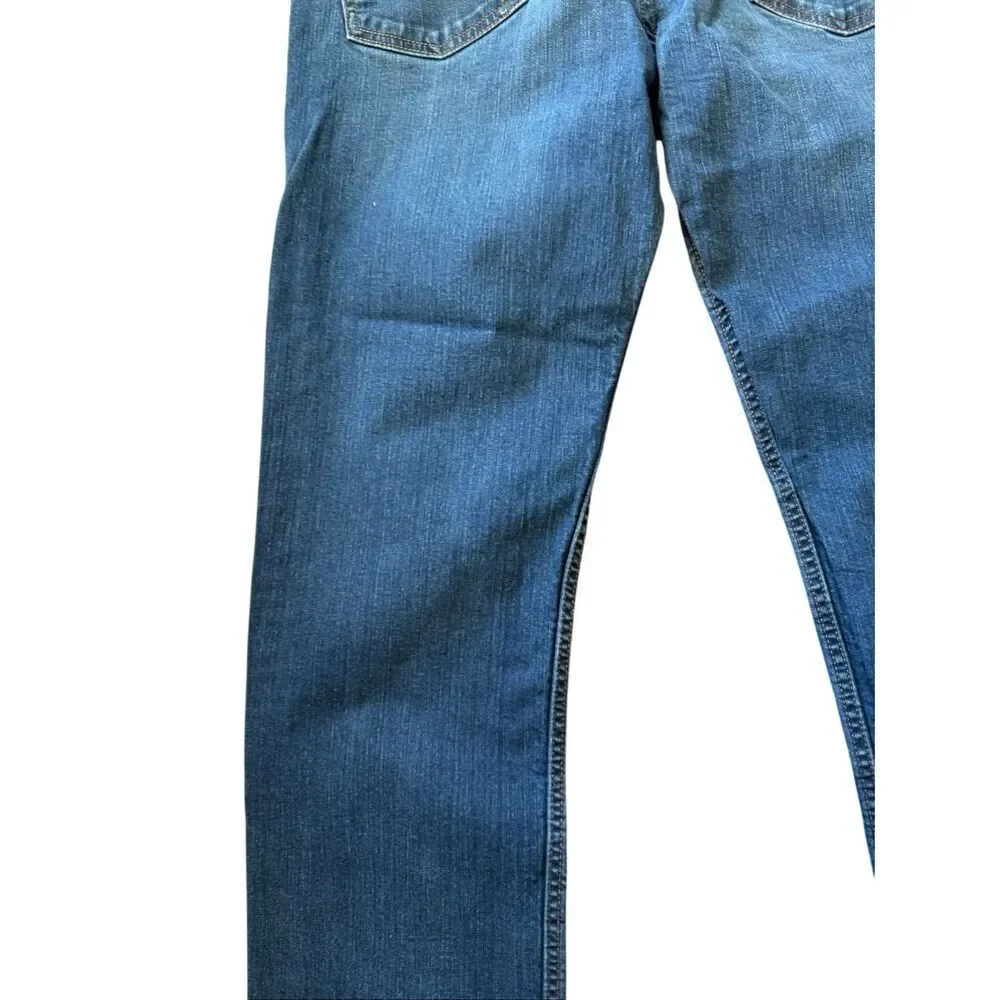 Levi's 514 Mens Medium Wash Blue Slim Straight Leg Denim Jeans Size 33x32